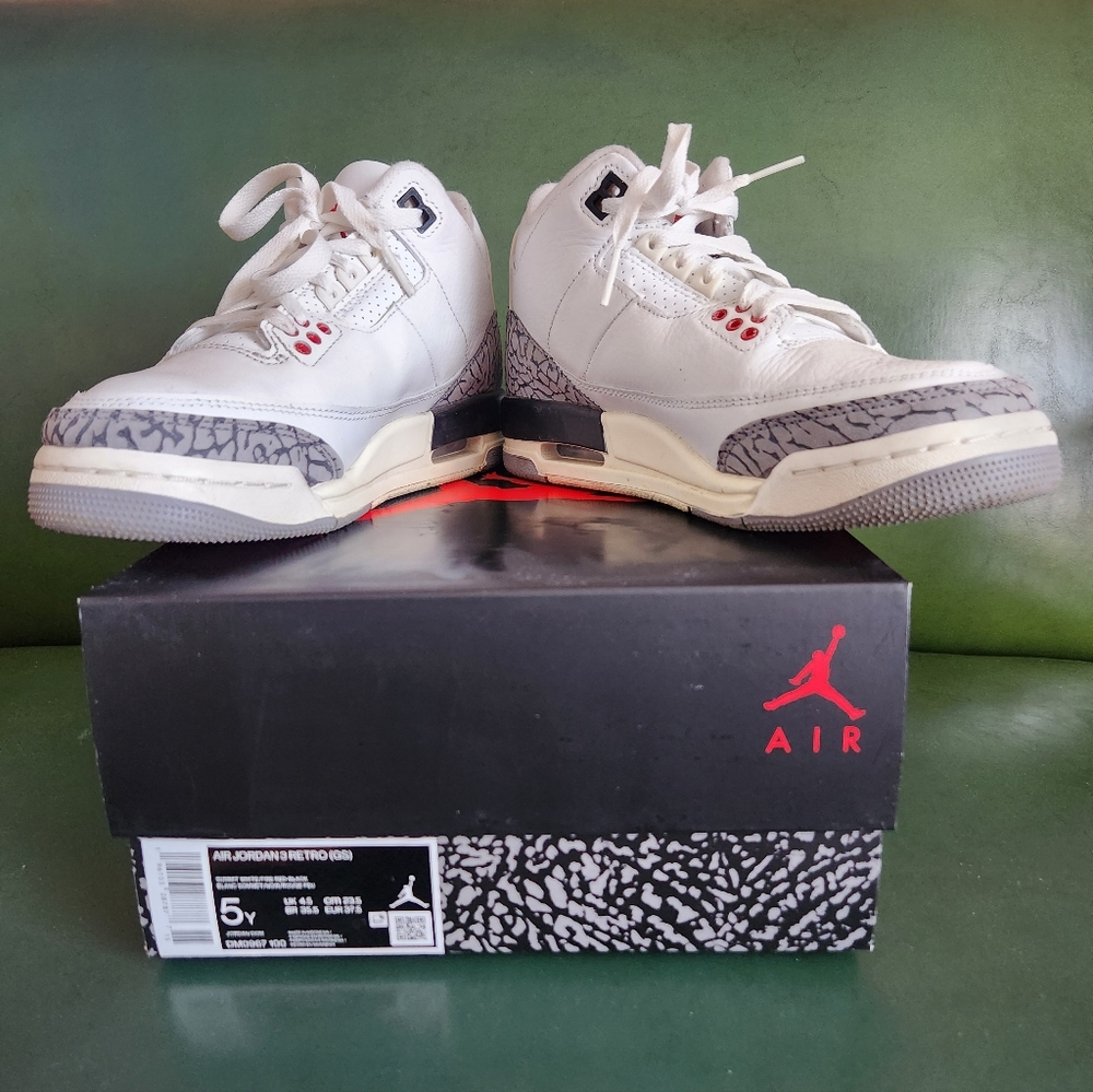 Jordan Sneakers with Red and White Interior